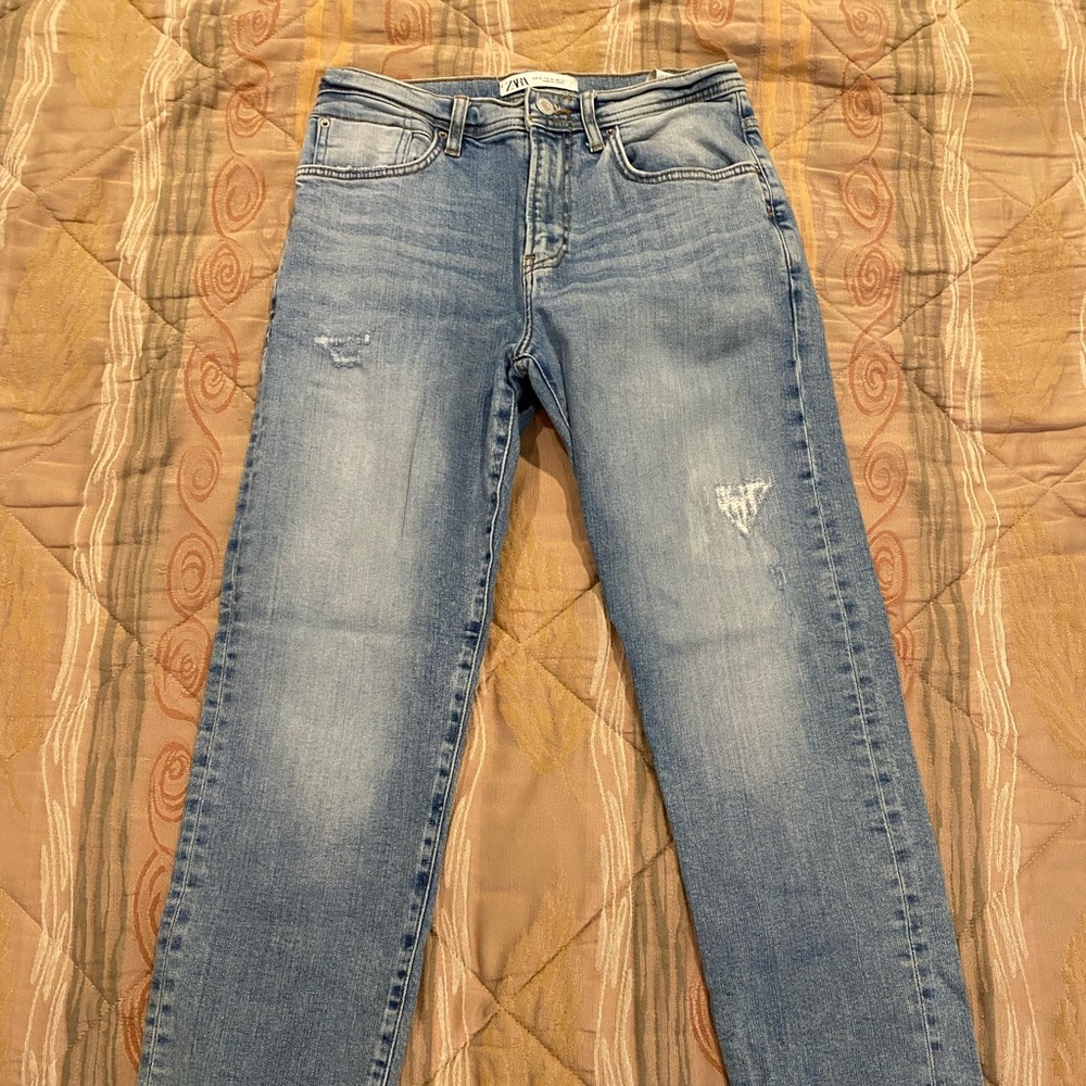 Zara Mens Light Washed Jeans Mens 30